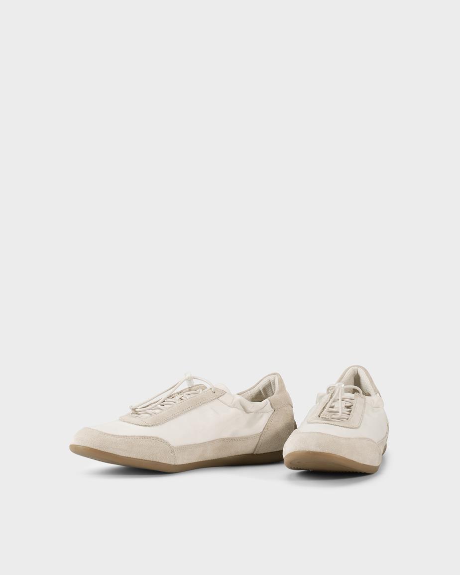 Hollie sneakers Off White, Camoscio/Tessuto