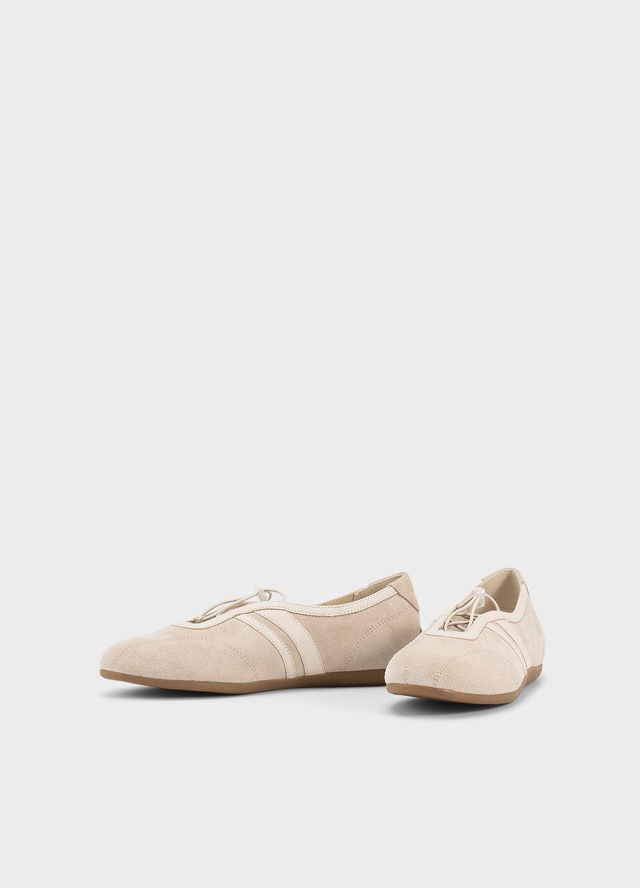 Hollie balerini OFF WHITE PIELE ÎNTOARSA 