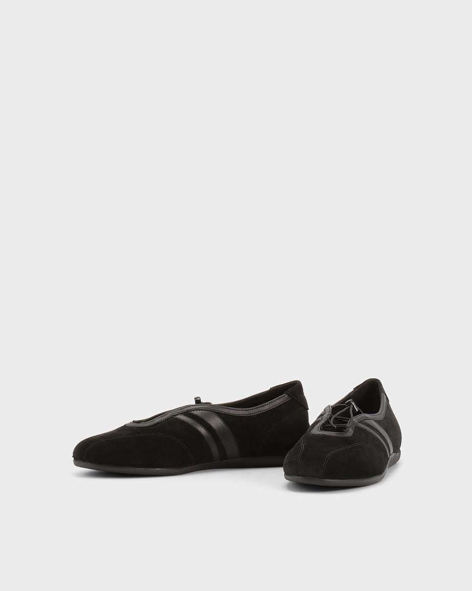 Hollie ballet flats Black, Suede