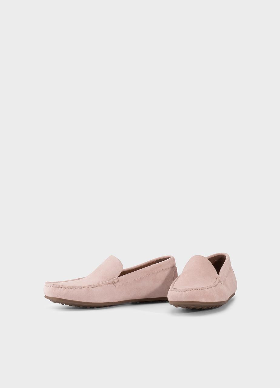 Larissa loafers Light Pink, Suede