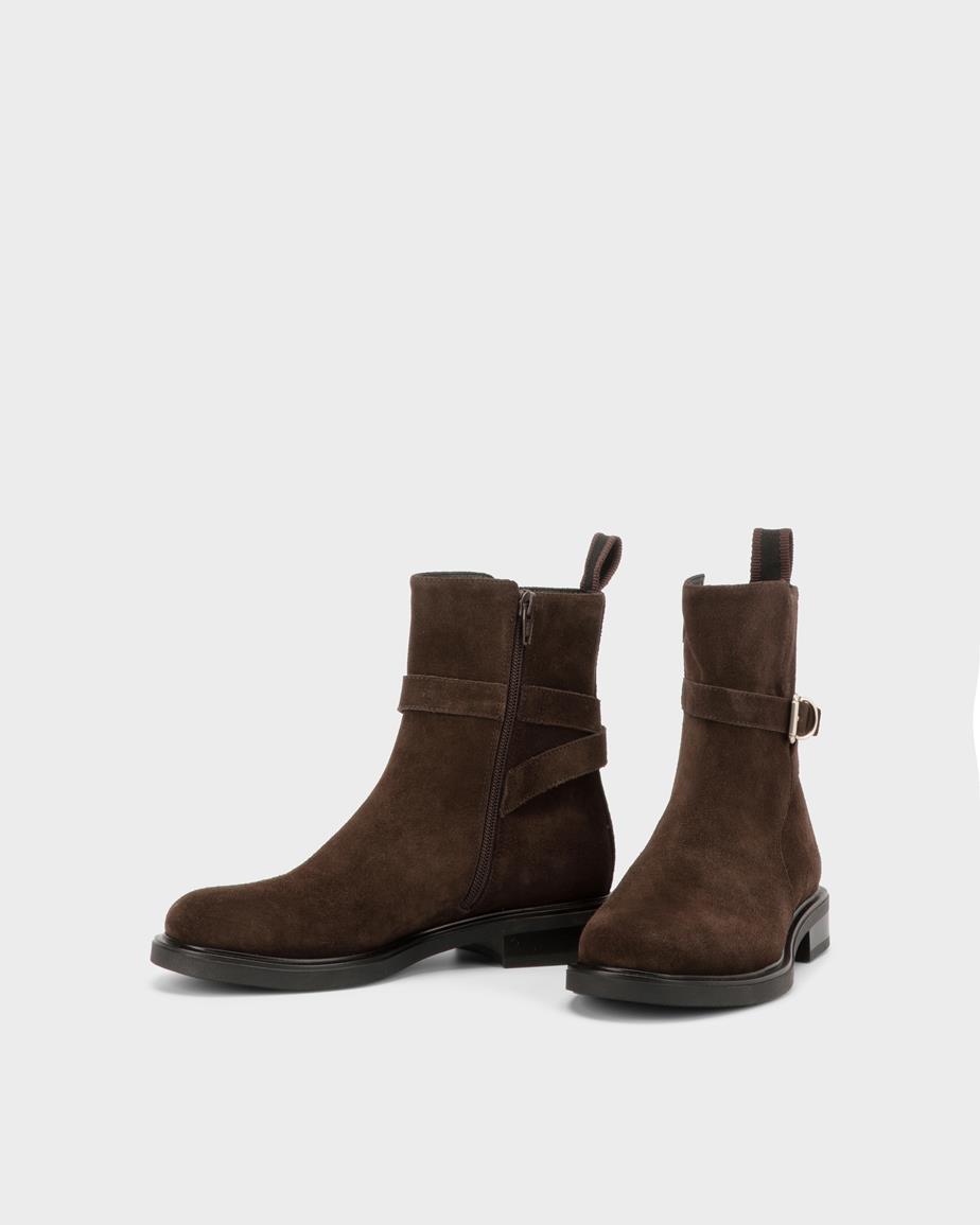 Freya boots Dark Brown, Suede