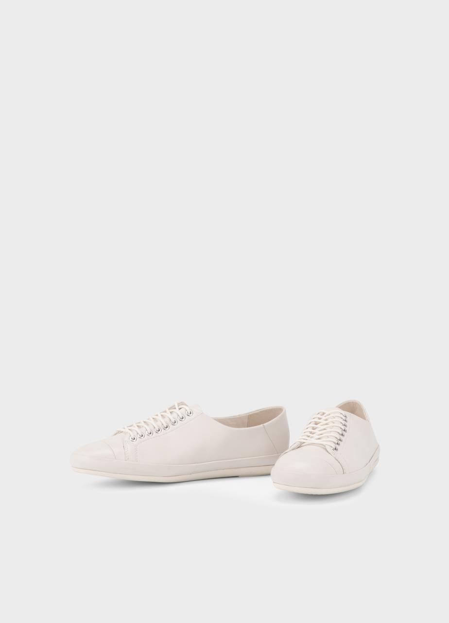Rose sneakers Alb, Piele