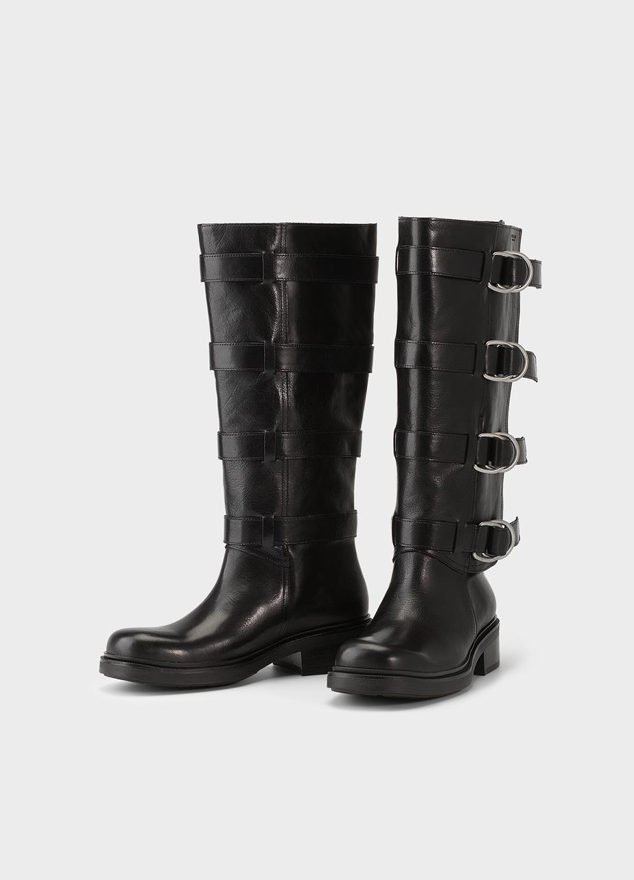 Karlie tall boots BLACK LEATHER