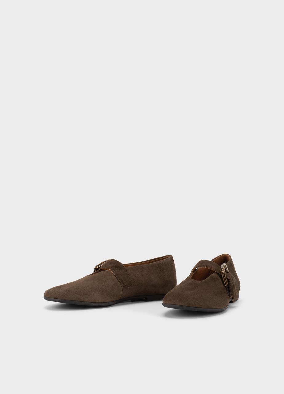Aleya ballet flats Brown, Suede