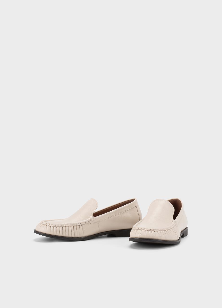 Brandi loafers Beige, Leather