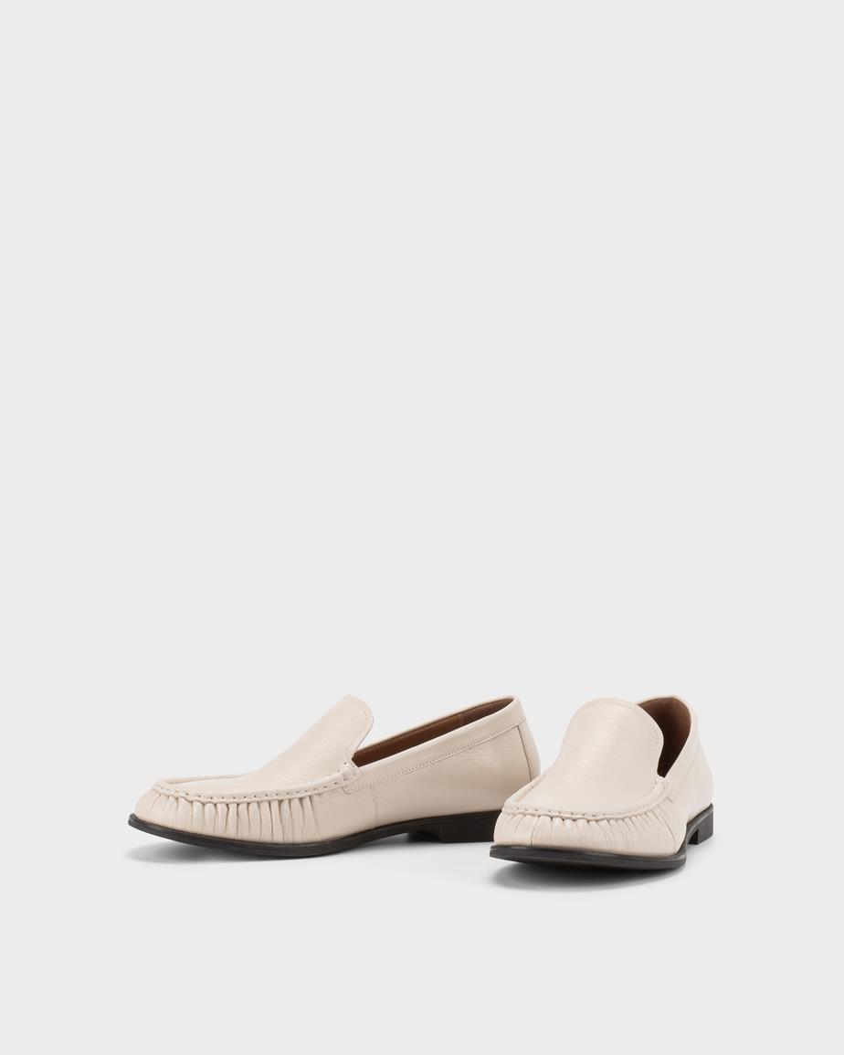Brandi loafers Beige, Leather