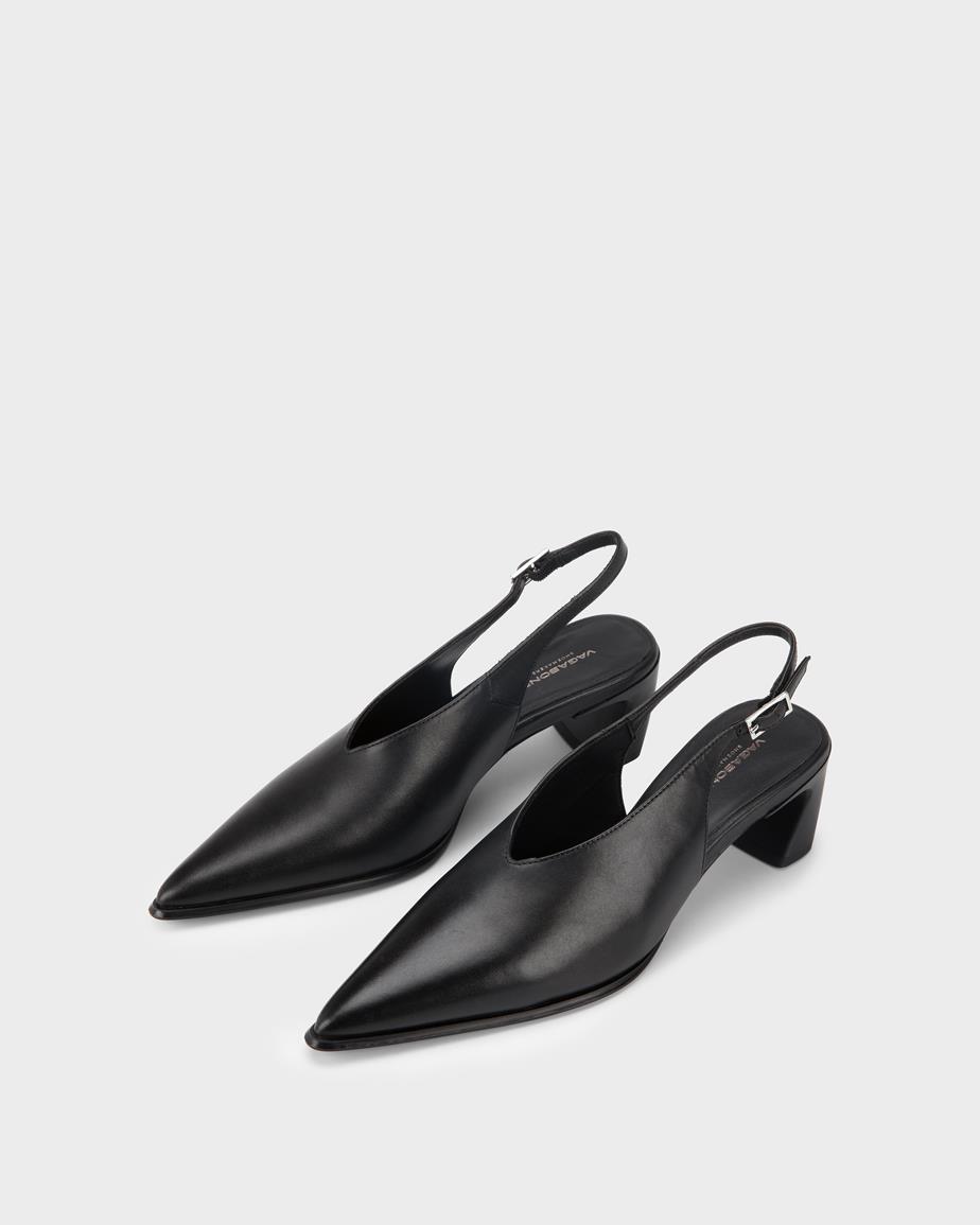 Ilona pumps Svart, Skinn