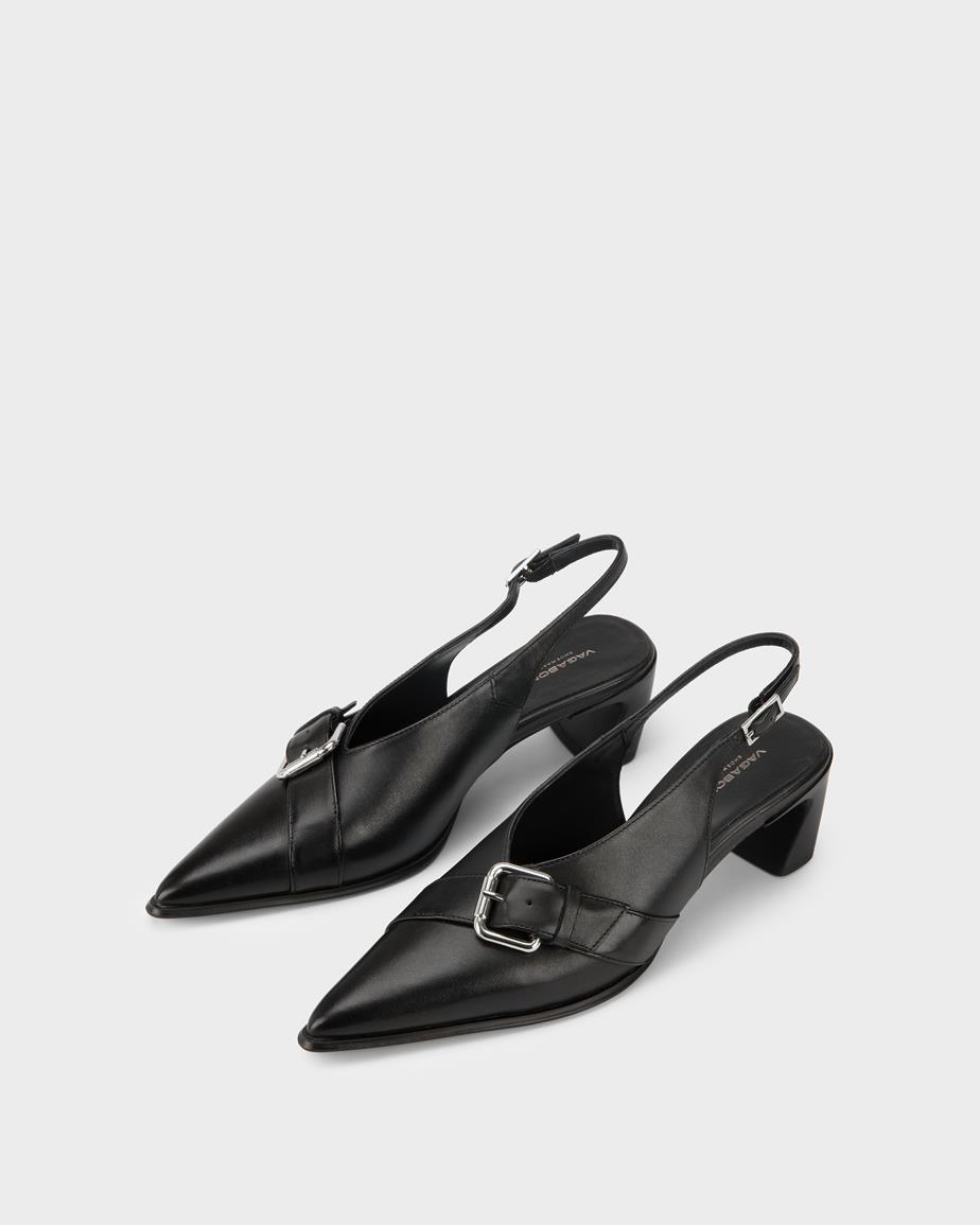 Ilona pumps Svart, Skinn