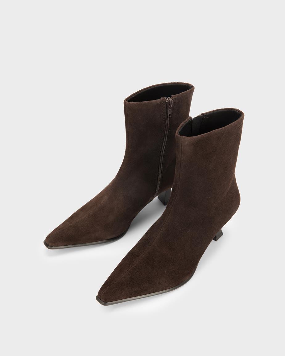 Elly bottes Marron Foncé, Daim