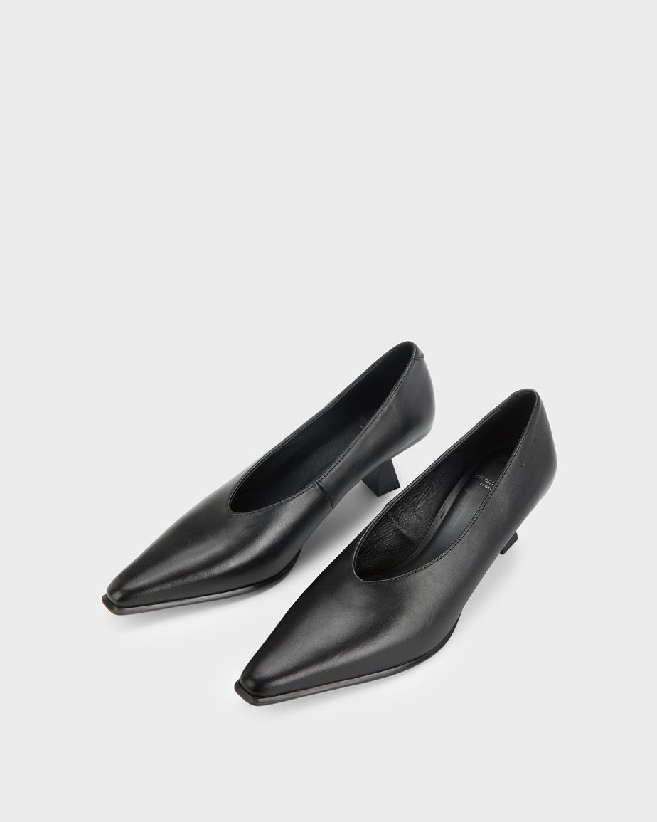 Elly escarpins Noir, Cuir
