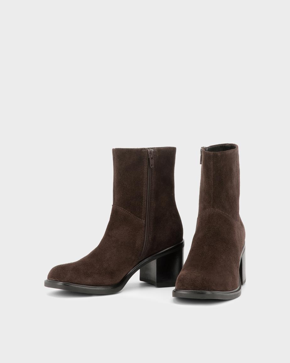 Meryl boots Dark Brown, Suede