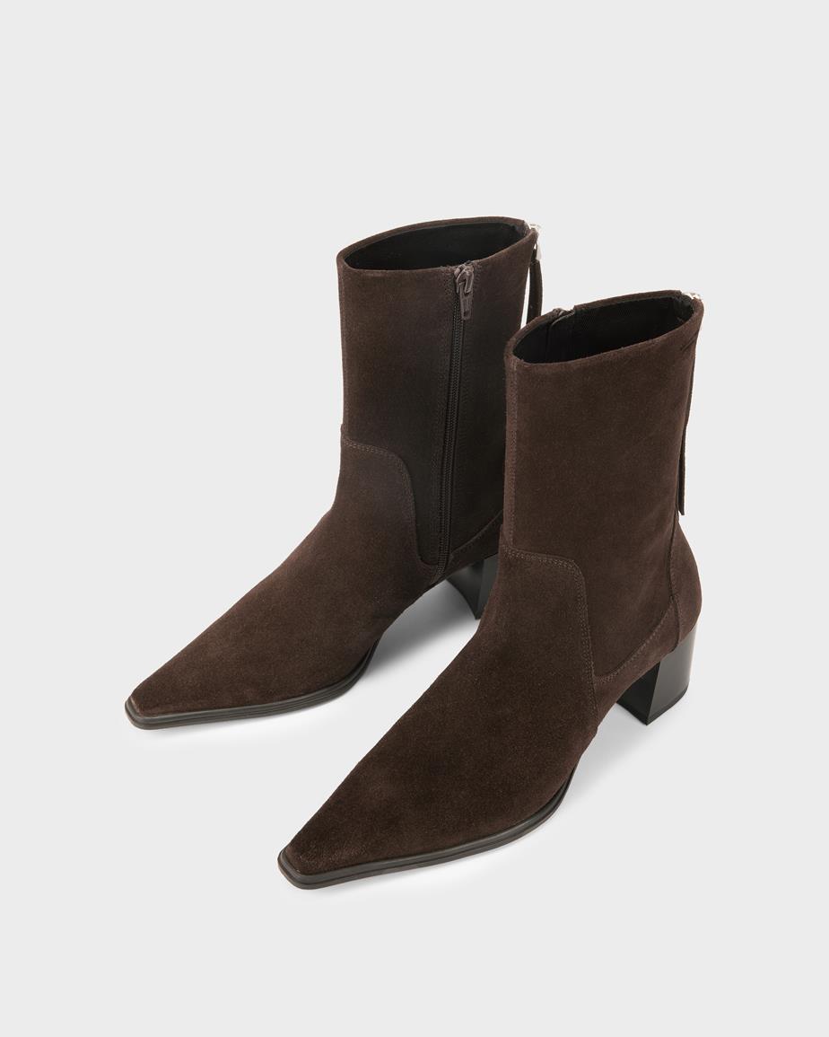 Giselle boots Mörkbrun, Mocka