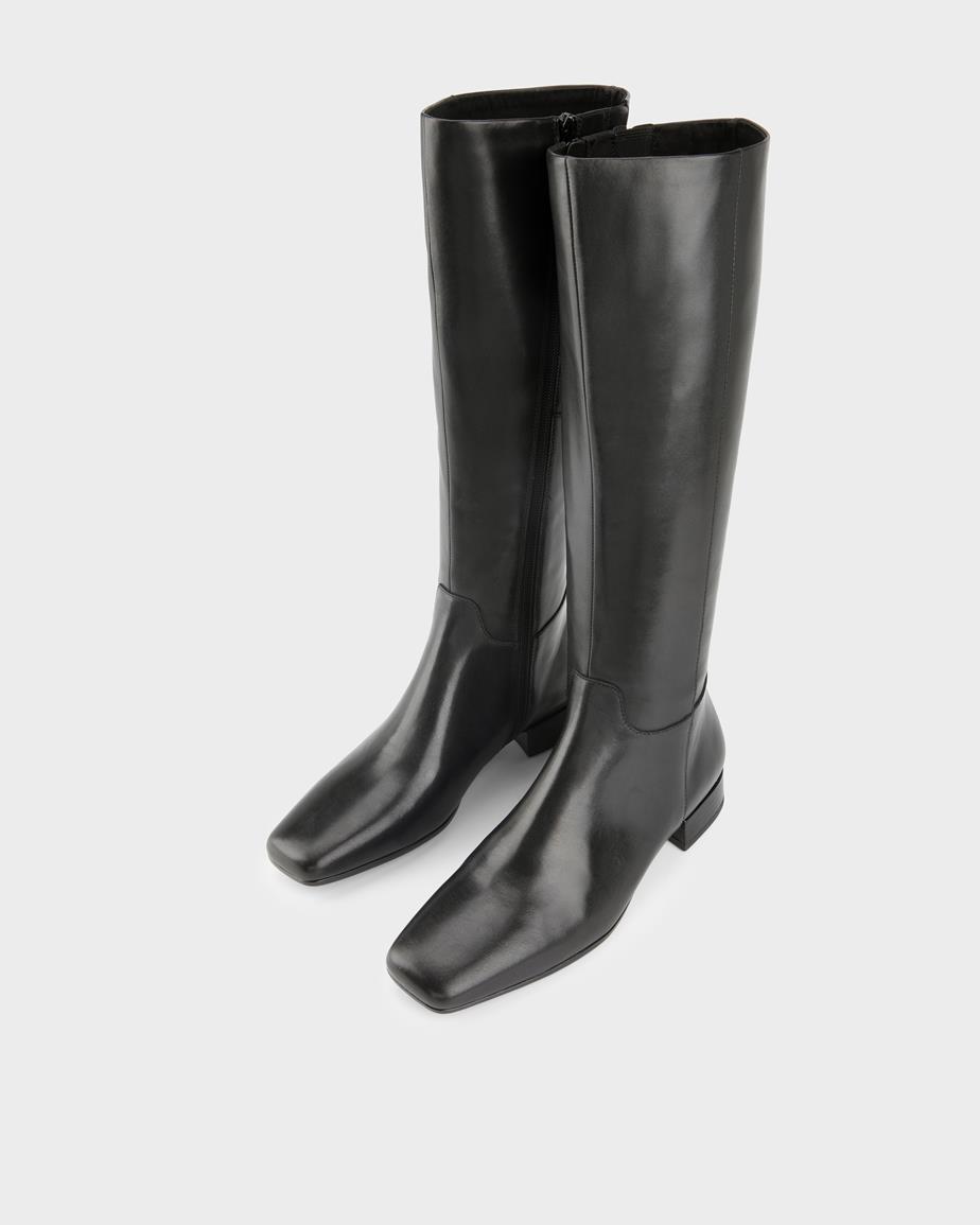 Mona tall boots Black, Leather