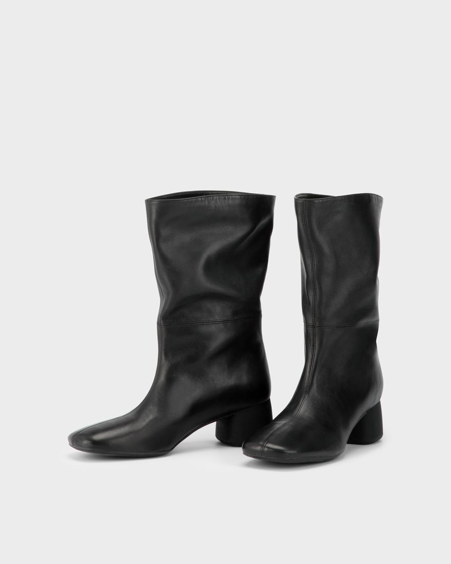 Livia boots Svart, Skinn