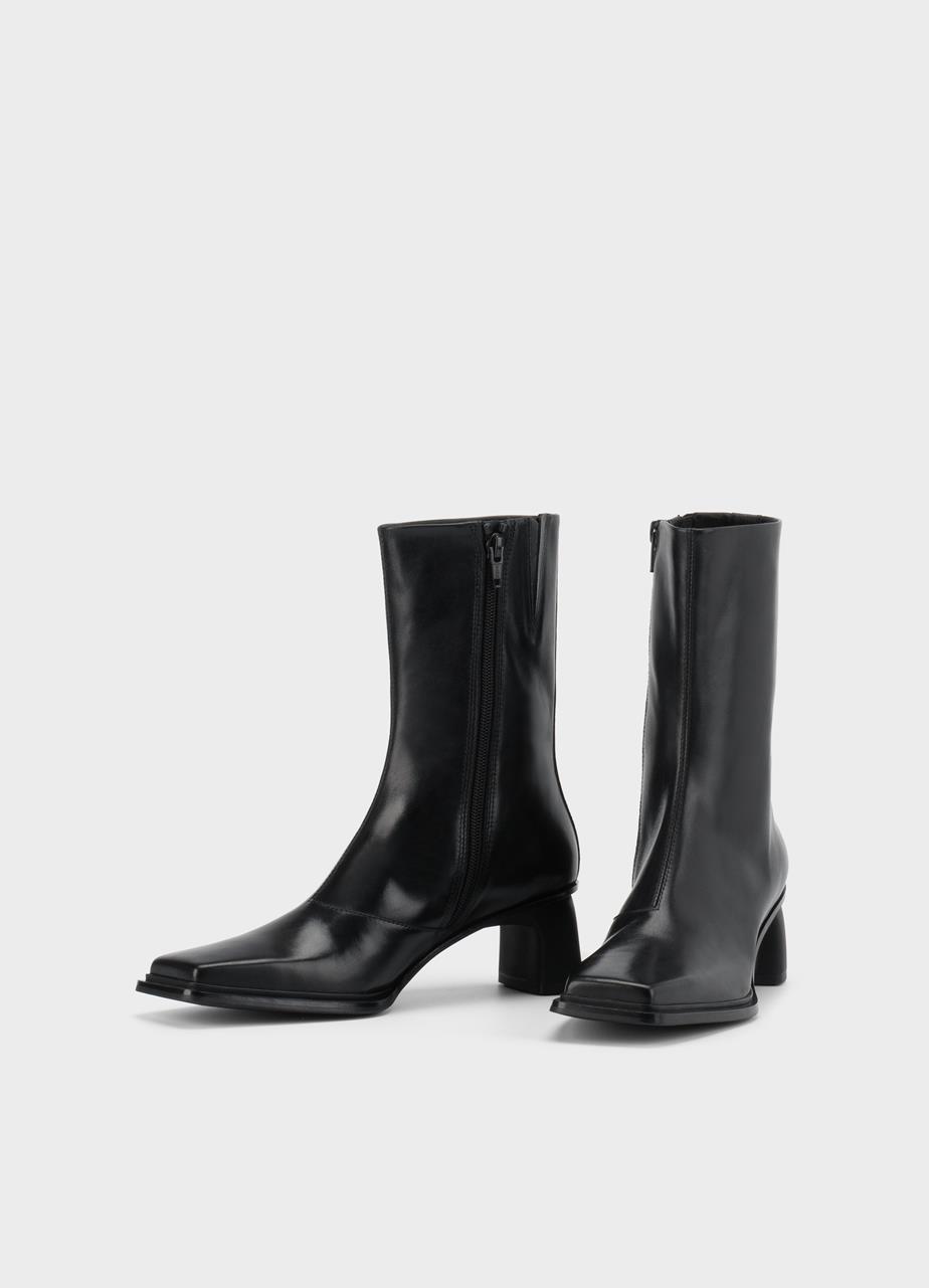 Elvina ankle boots Black, Leather