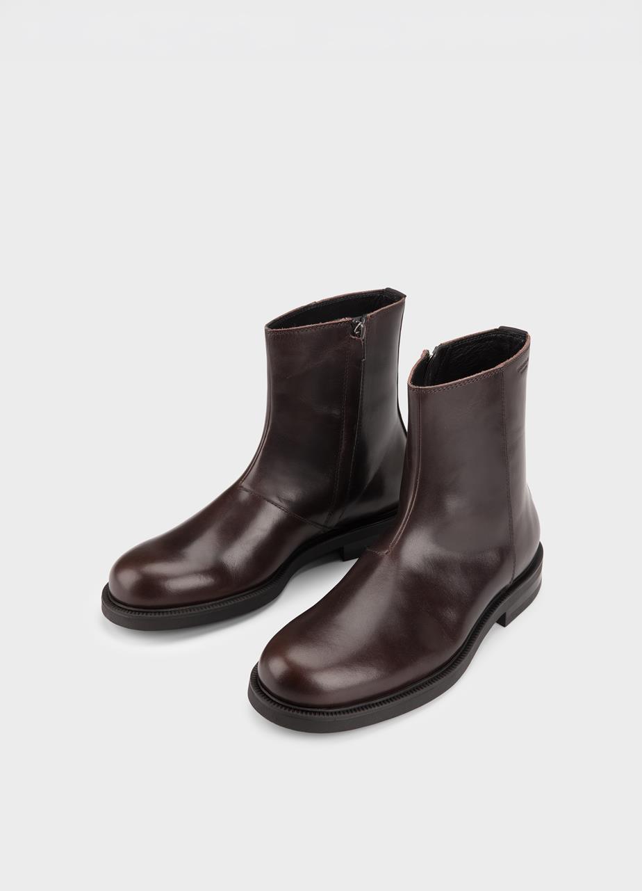 Floyd boots Dark Brown, Leather
