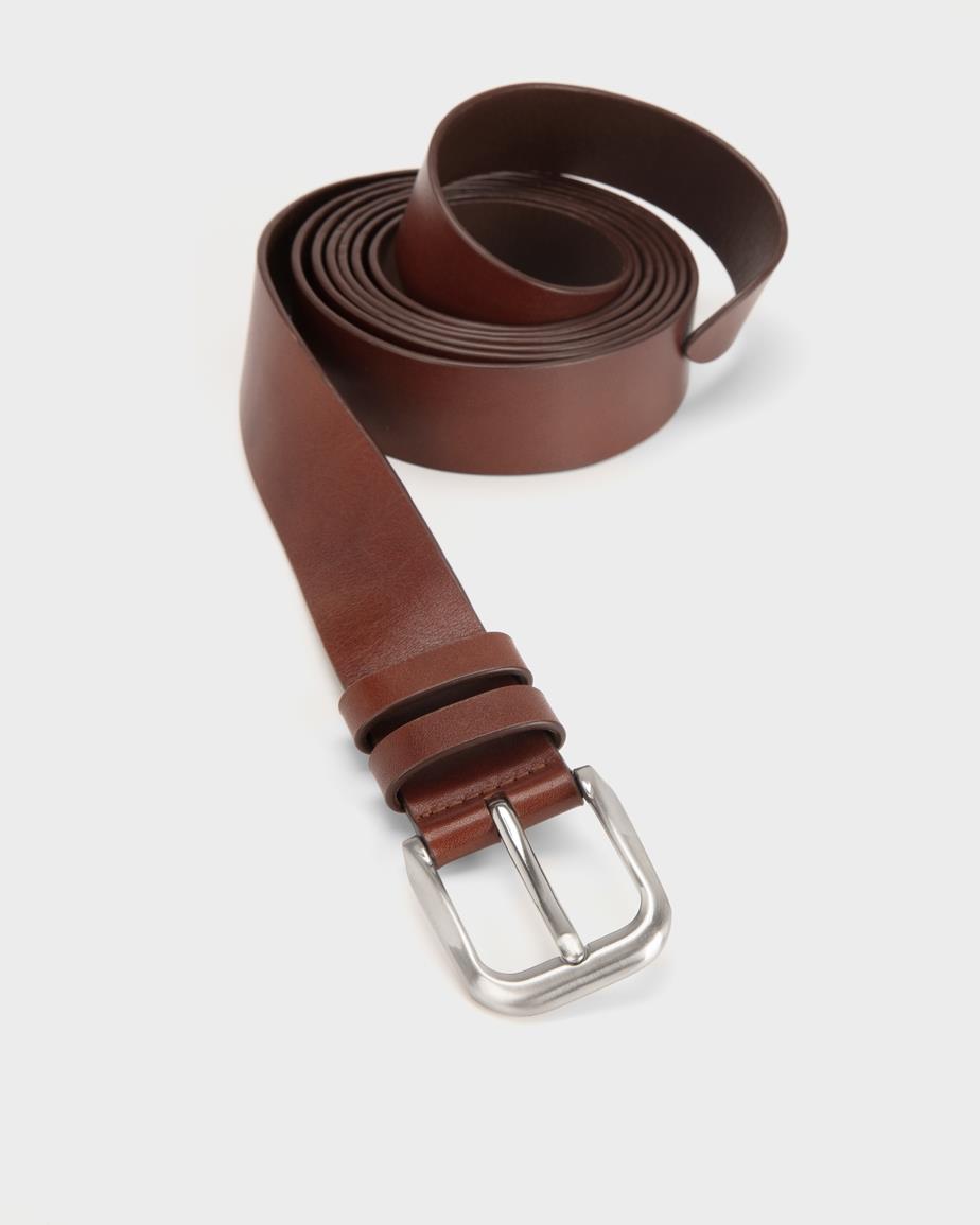 Double wrap belt Bruin, Leer