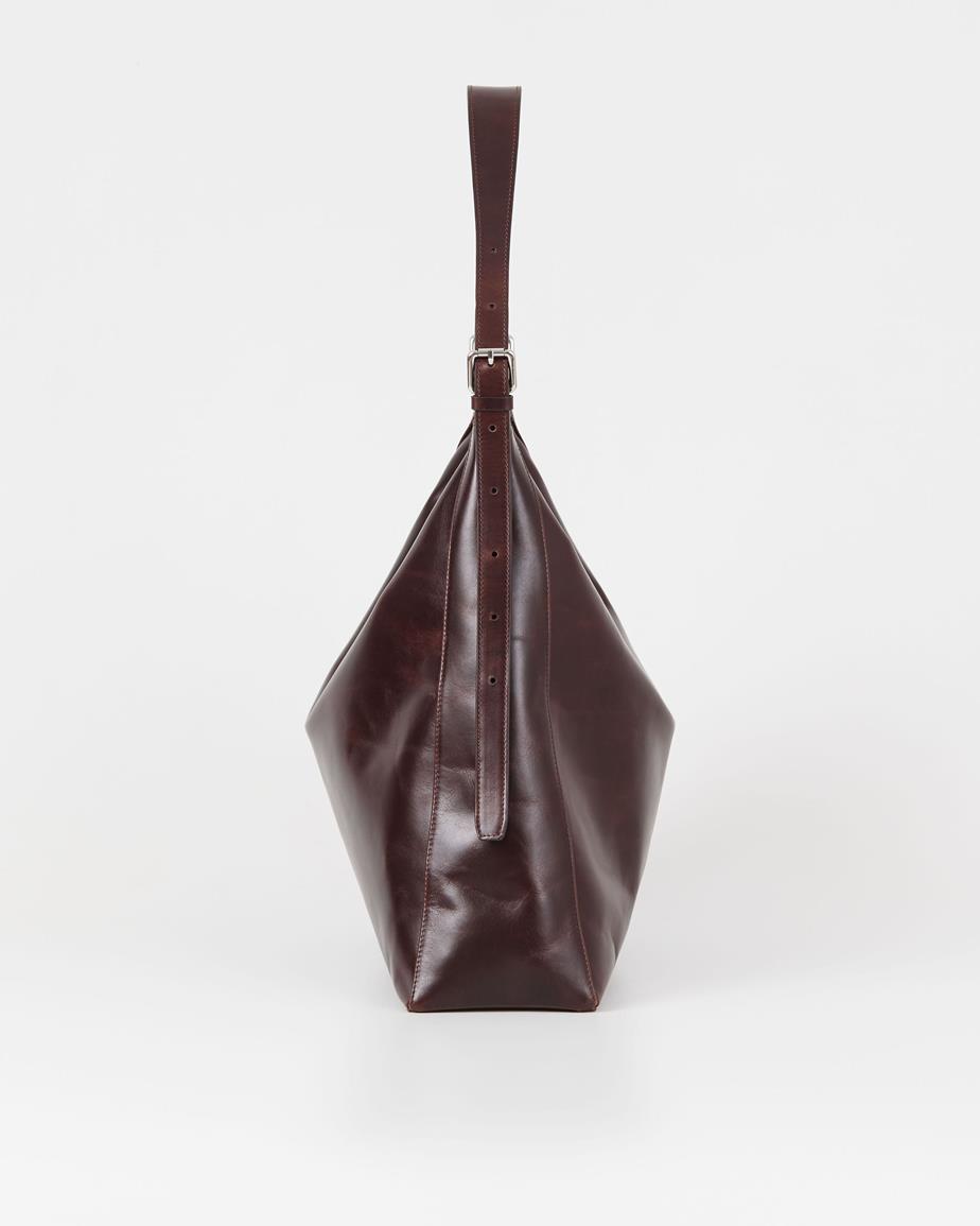 Hilo borsa Marrone Scuro, Pelle