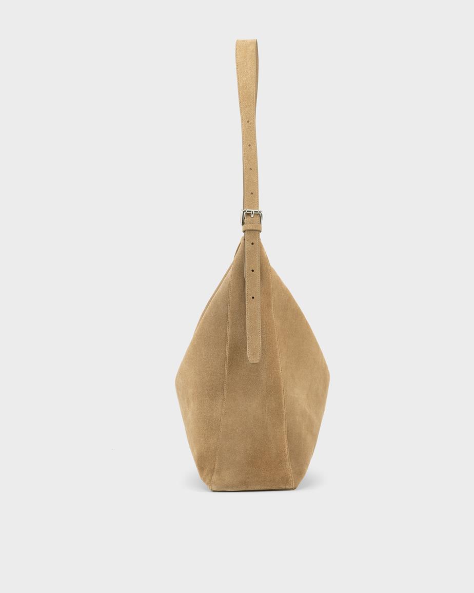 Hilo väska Beige, Mocka