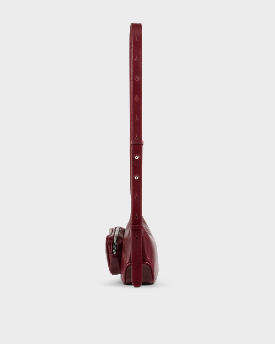 Vienne sac Rouge Foncé, Cuir