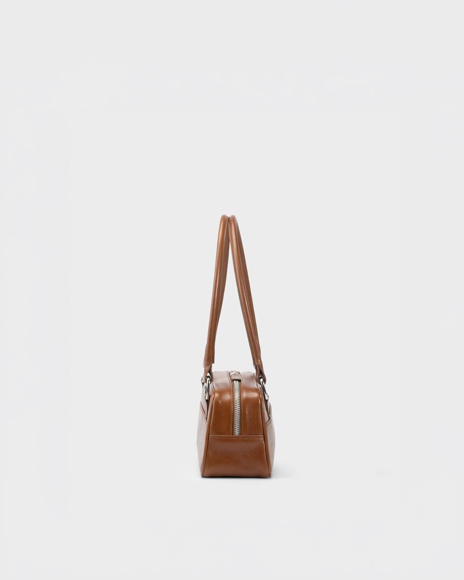 Nomi mini bag Light Brown, Leather