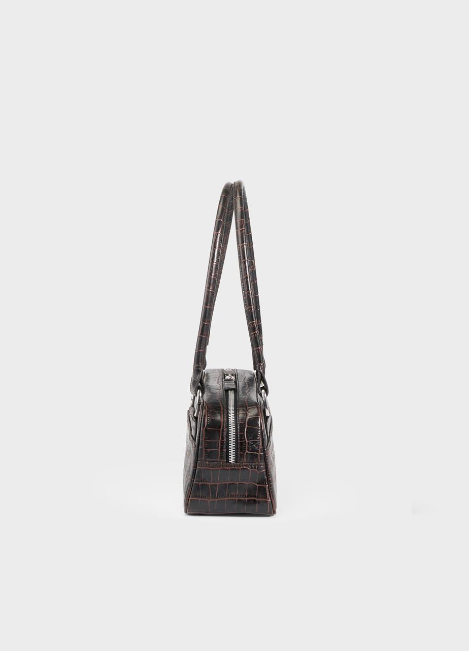 Nomi mini tas Bruin reliëfleer