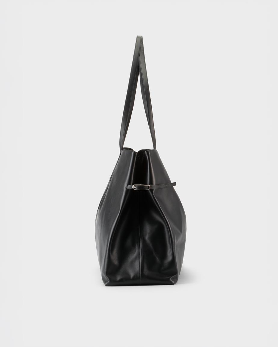 Cannes maxi tas Zwart, Leer