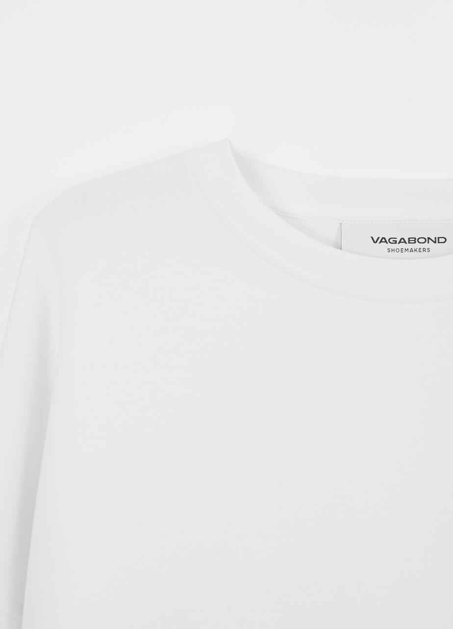 Boxy t-shirt w Wit, Textiel