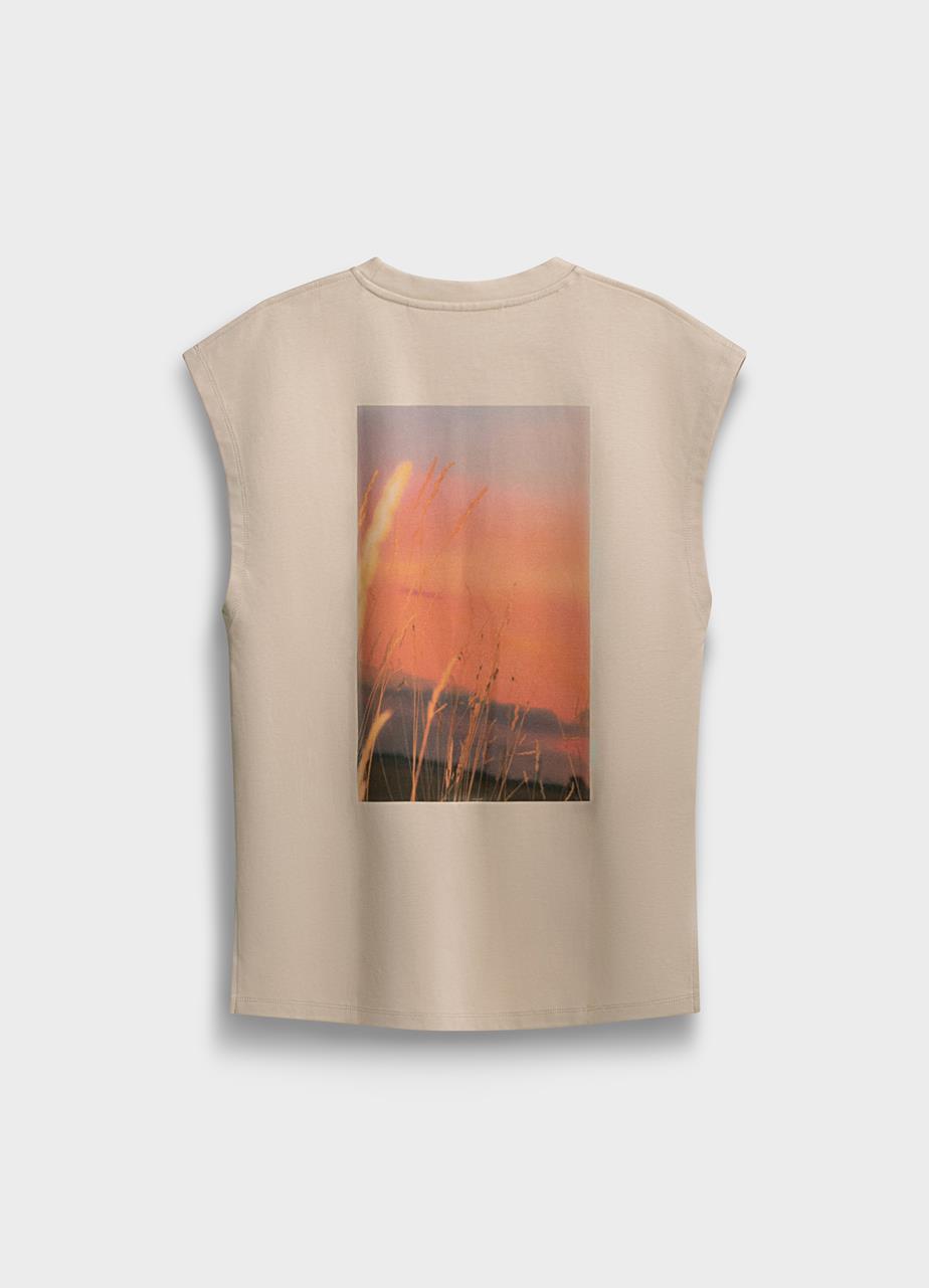 Boxy tank top x neven allgeier Beige textil