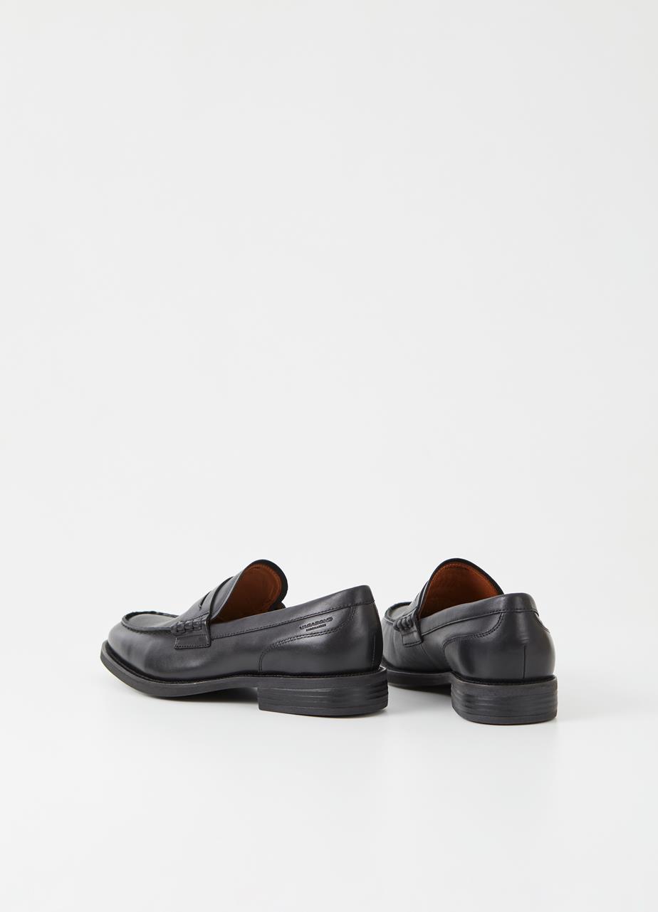 Mario loafers Black leather