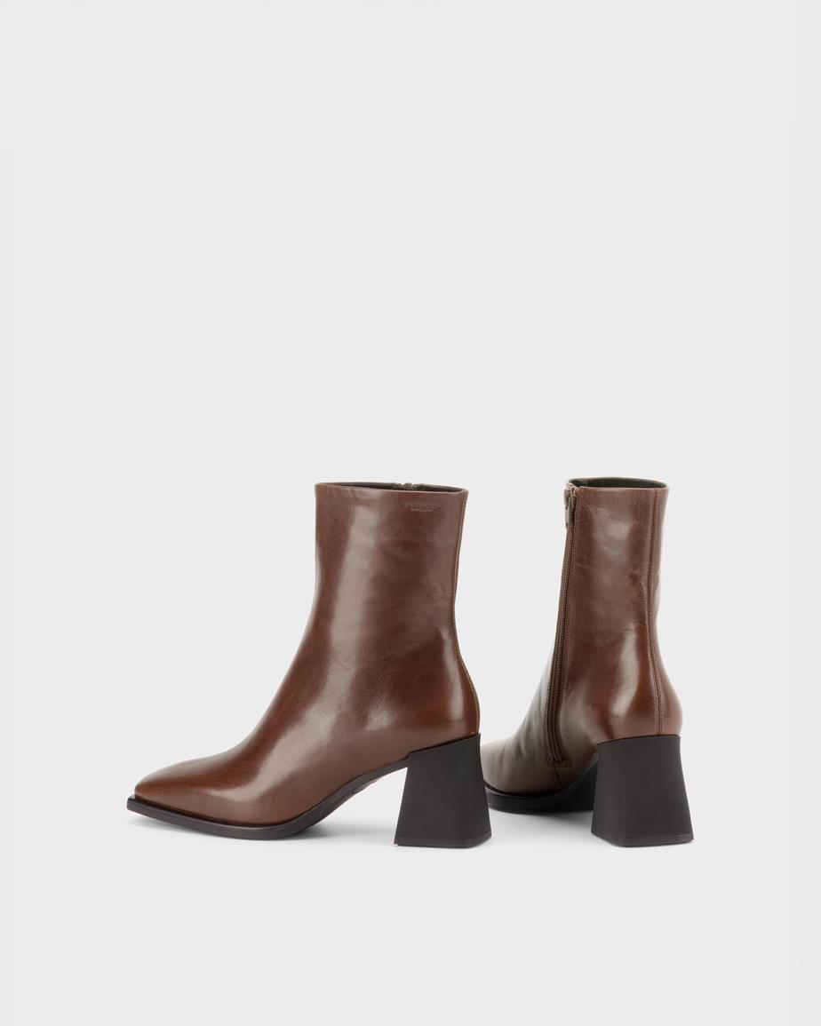 Hedda ankle boots Brown, Leather