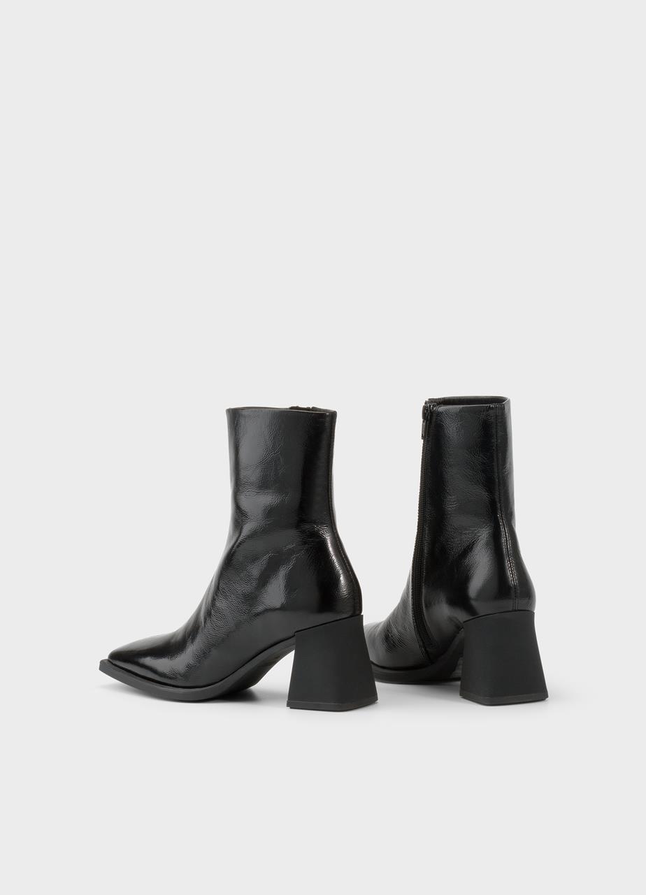 Hedda boots Black patent leather