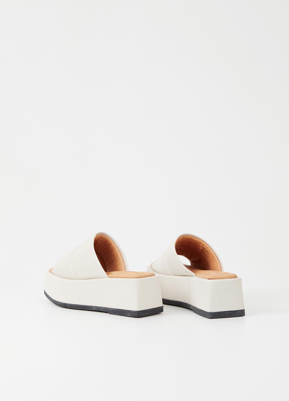 Juno sandals Off White leather