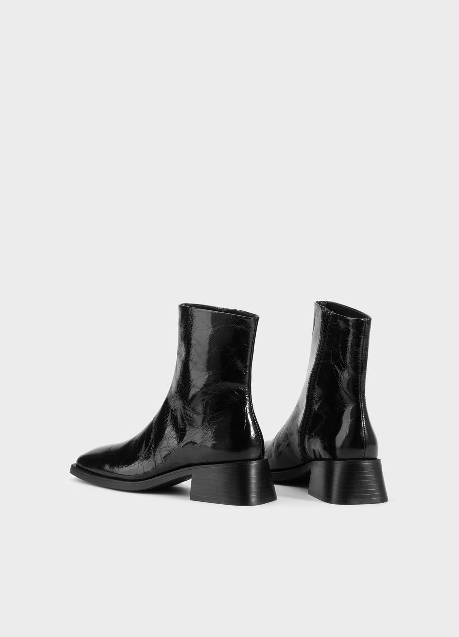 Blanca ankle boots Black patent leather