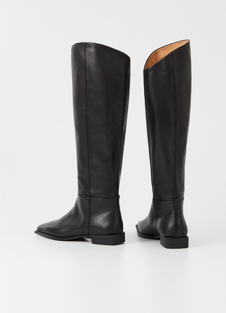 Salma tall boots Black leather