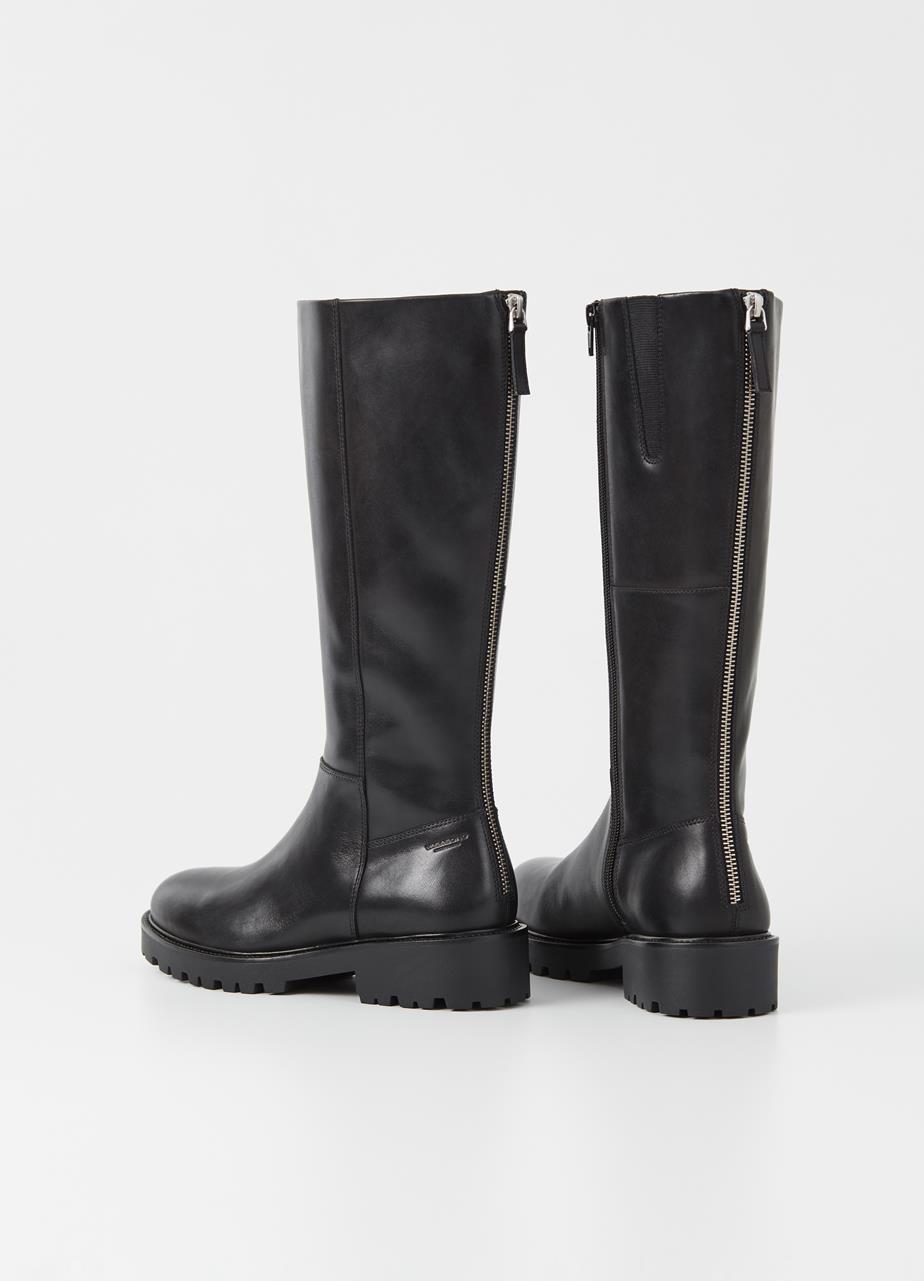 Kenova tall boots Black leather