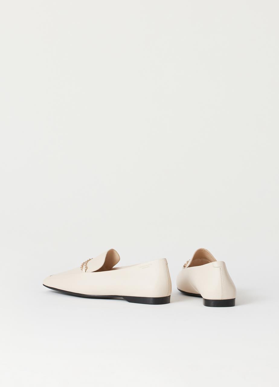 Delia loafer Off-White läder