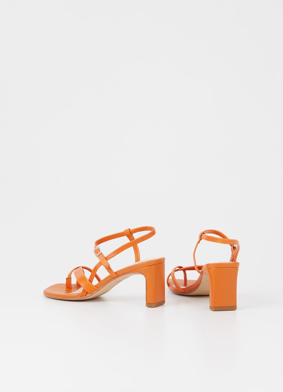 Luisa sandále Oranžová koža