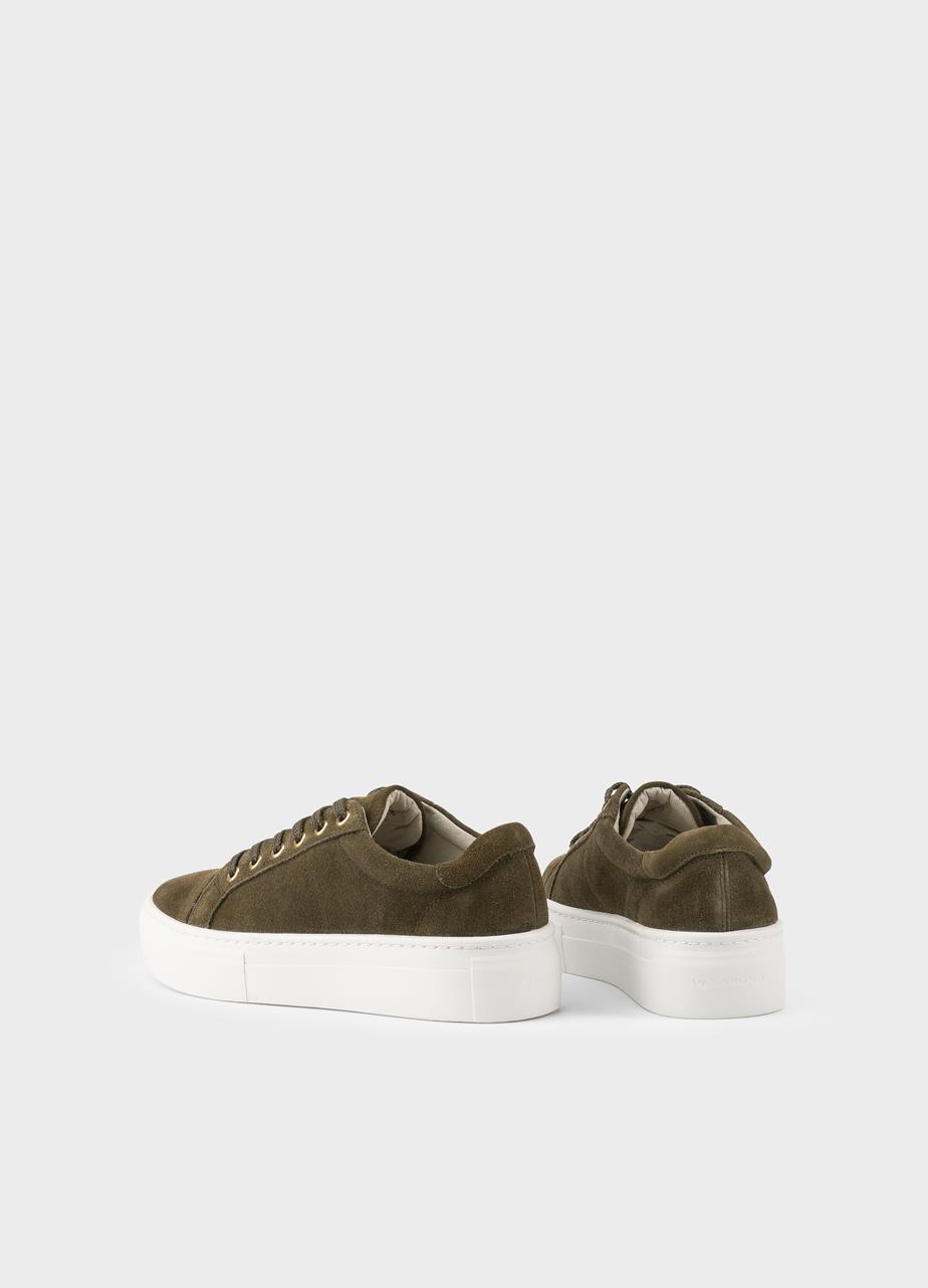 Zoe platform sneakers Green suede