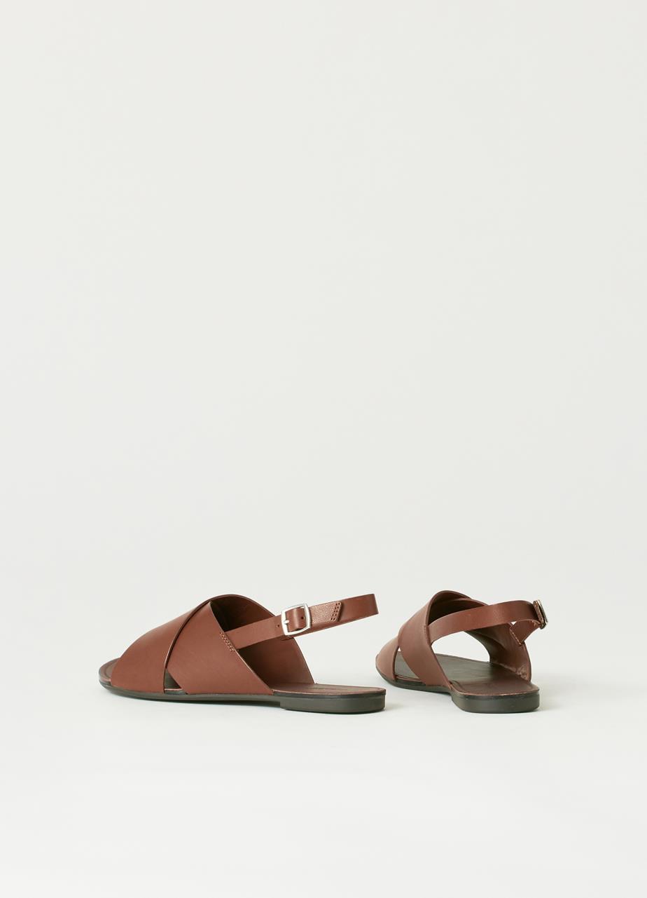 Tia sandaler Brun læder