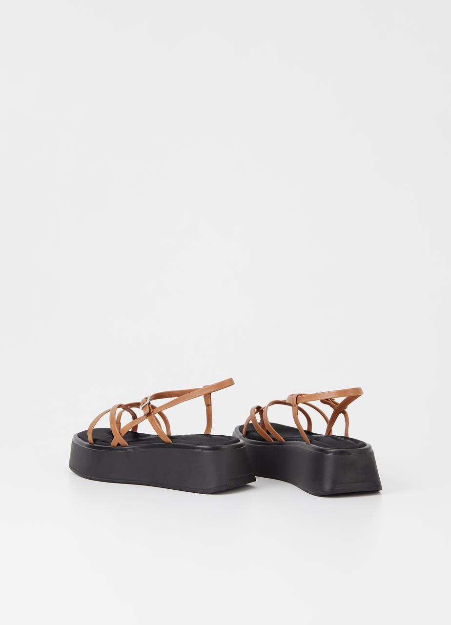 Courtney sandals Brown leather