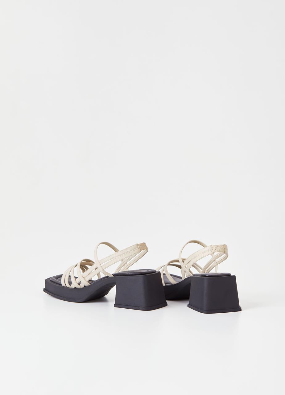 Hennie sandaler Offwhite læder