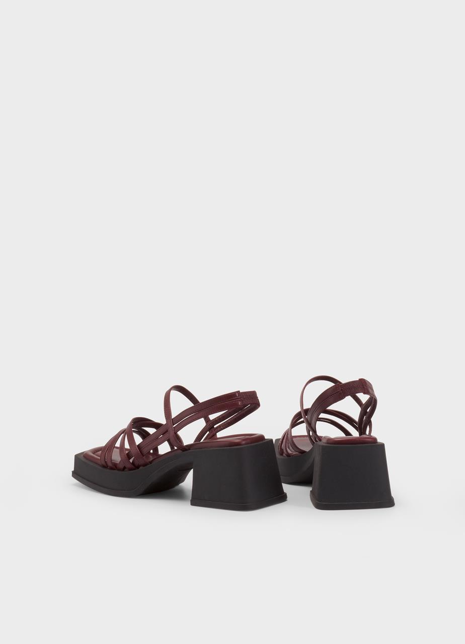 Hennie sandals Red leather