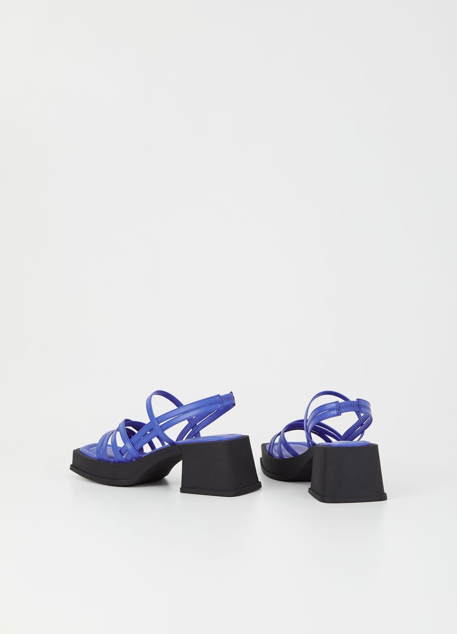 Hennie sandales Bleu cuir