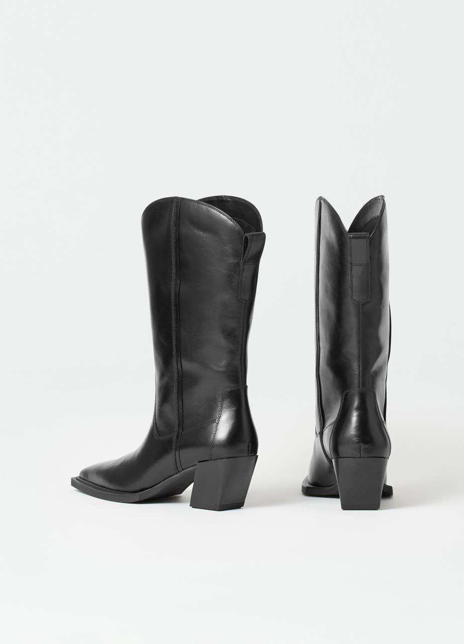 Alina tall boots Black leather