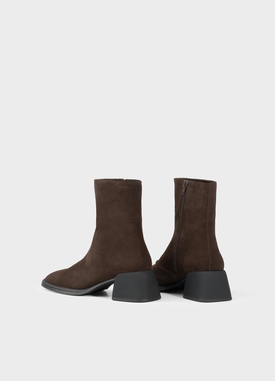 Ansie ankle boots Dark Brown suede