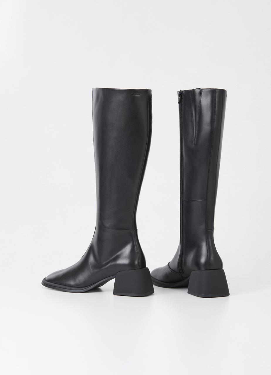 Ansie tall boots Black leather