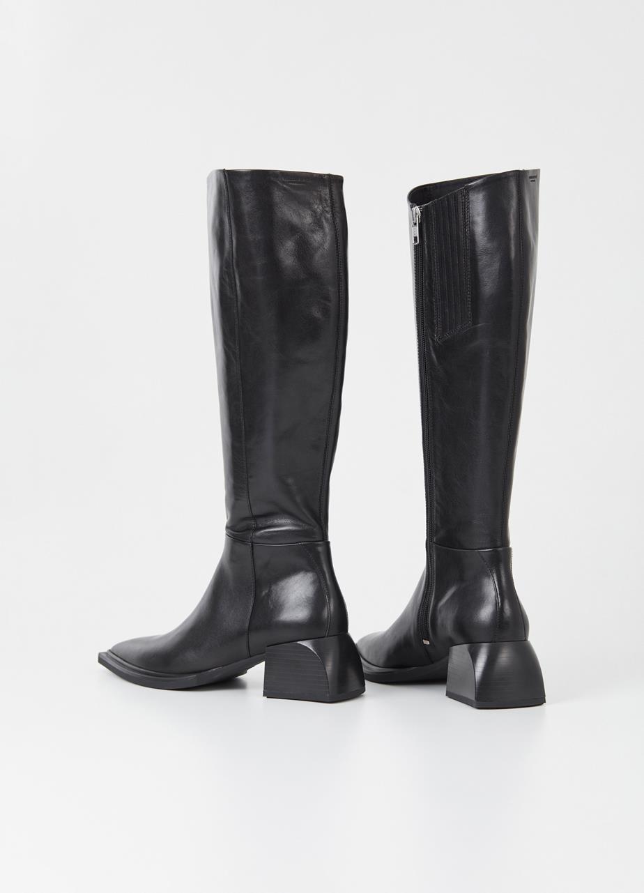 Vıvıan tall boots Black leather