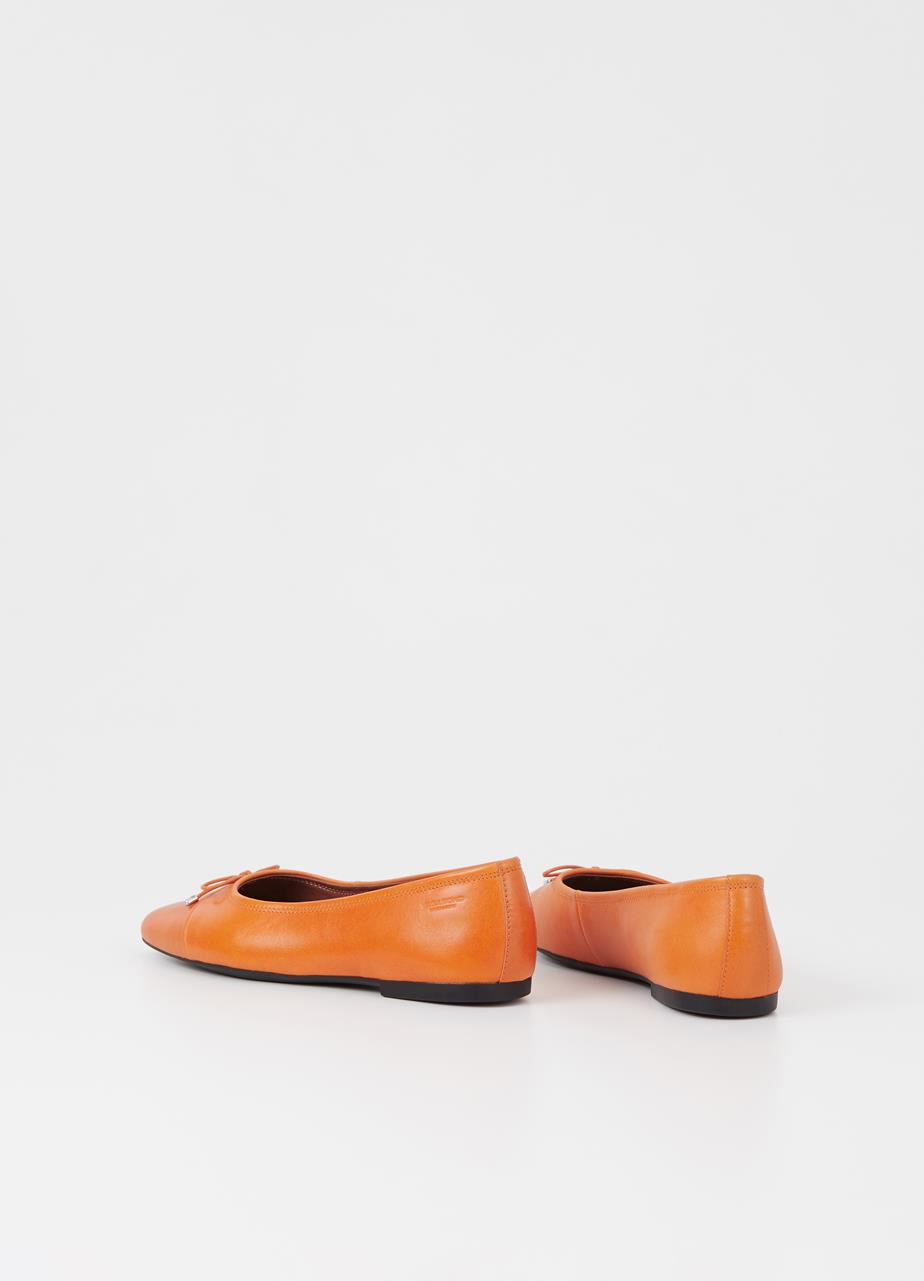 Jolin shoes Orange leather