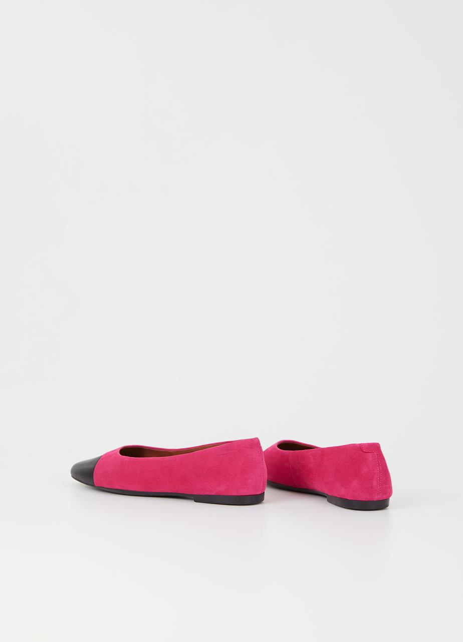 Jolin chaussures Rose daim/cuir